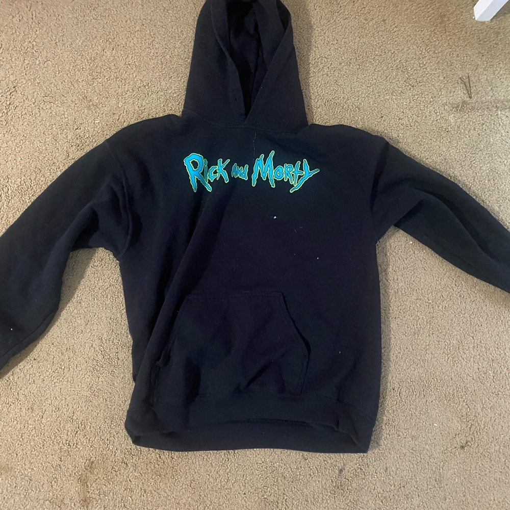 Spencer's Black Rick and Morty Hoodie